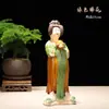 Cerâmica Tang Sancai Ornamento de Servente Caixa de Presente Mascote Abertura de Casa Sala de Estar Escritório Acessórios para Casa
