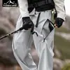Pantalones de Carga Casuales a Prueba de Tres Elementos Funcionales para Exteriores Resistentes al Viento Otoño Nuevo Estilo Americano High Street Resistentes a Salpicaduras de Agua Soft Shell Pantalones de Trabajo