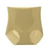 Ropa Interior Moldeadora Triangular de Seda de Morera Antibacteriana Cómoda de Cintura Alta sin Costuras Control de Abdomen Posparto