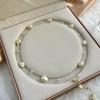 Cadena de clavícula con perla de estrella barroca para mujer, cadena de suéter de nicho de lujo ligero de alta gama, collar versátil de temperamento sexy