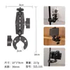 Suporte para Câmera Esportiva Gopro para Motocicleta Anti-Vibração Outdoor Dupla Cabeça Braçadeira Forte Suporte para Filmagem de Ciclismo