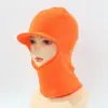 Gorro de Punto con Capucha Personalizado para Ciclismo al Aire Libre en Invierno, Protector de Cuello Cálido, Bufanda para el Cuello, Protección Auditiva Integrada, Pasamontañas