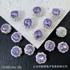 Nova caixa mágica quadrada de renda de cristal cravejada de diamantes anel de ovo de pombo face pulseira de miçangas DIY colar contas espaçadoras acessórios