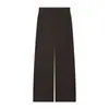 Moda europea y americana transfronteriza para mujer AliExpress INS popular elegante casual pantalones rectos de pierna ancha con hebilla de cinturón