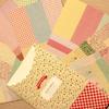 Pegatinas decorativas florales estilo pastoral álbum de bolsa de papel pegatinas DIY-petit deco 8 piezas