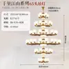 Novo Lustre de Estilo Chinês Madeira Maciça Estilo Chinês Duplex Lustre Grande Vila Casa Autoconstruída Suspenso Mezanino Lustre