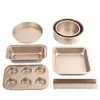 Juego de herramientas para hornear, moldes para pasteles, accesorios para horno, suministros para hornear, juego pequeño de pan para uso doméstico, molde para hornear apto para principiantes