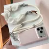 Cadena para Teléfono Móvil Correa Cruzada Correa de Muñeca Antiperdida Correa para el Cuello Correa Multifuncional Ajustable Tres en Uno Correa de Muñeca para Teléfono Móvil