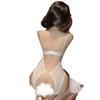 Atrevido e Interesante Body de Encaje Íntimo, No Necesita Quitarse, Tentación Apasionada Body de Pierna Abierta Transparente Pijama, Estilo Nuevo para Mujer