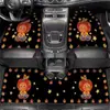Tapetes de Chão de Carro Fofos em Veludo de Cristal em Formato de Estrela, Assento Traseiro Integrado, Absorventes de Água, Resistentes ao Desgaste, Resistentes à Sujeira, Tapetes para Pés Dentro do Carro