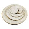 Roda de cânhamo linha roda de linho 100mm roda de polimento de aço inoxidável 12 polegadas 14 polegadas 350mm300mm roda de cânhamo branca