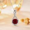 [Collar de Plata de Ley S925] Regalo para Novia en Cumpleaños o Día de San Valentín, Cadena para Clavícula de los Doce Signos del Zodiaco, Venta al por Mayor Transfronteriza