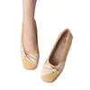 Zapatos Mary Jane estilo Chanel para mujer, nueva colección otoño 2026, de corte bajo, estilizados, para personas petite, con suelas planas suaves, adecuados para combinar con faldas