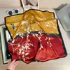 Bufanda de Seda Simple, Elegante y a la Moda, Lujo Ligero de Alta Gama, Versátil Pañuelo Cuadrado 100% Seda de Morera, Regalo de Vacaciones para Mujeres, Accesorio