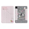 Capa Protetora Floral do Coelho Miffy para Tablet Apple iPad 10ª Geração, Separação por Sucção Lateral Air, Pro com Compartimento para Caneta, Mini