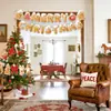 Banner de hombre de jengibre navideño de invierno transfronterizo feliz Navidad fiesta de Navidad y Año Nuevo decoración