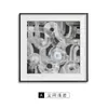Reino Empoeirado Rastros Rasos Pintura Decorativa Minimalista Italiana para Sala de Estar Estilo Wabi-Sabi Arte Abstrata Pintura de Parede para Corredor Pintura para Hotel Pousada