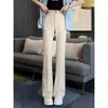 Pantalones de Traje para Mujer 2026 Verano Corte Ajustado Pierna Ancha Rectos Acampanados Casuales Delgados Acampanados Pantalones para Mujer