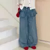 Jeans Rectos para Niñas 2026 Nueva Moda de Primavera Elegantes Jeans para Niñas Mayores con Volantes