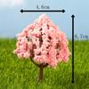 Adornos de micropaisaje de musgo, simulación de flor de cerezo, árbol decorativo, carnoso, ecológico, botella de jardinería, accesorios de flores de plástico al por mayor