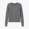 Cardigan tricotado com flor torcida e trança tricotada feminino outono novo gola redonda curto slim fit afina o corpo jaqueta de manga comprida suave