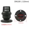 Válvula de Fundo de Plástico Resistente à Corrosão e a Ácidos e Álcalis, Válvula de Fundo com Rosca para Flange Dn, Válvula de Fundo para Bomba de Água, Válvula de Fundo Tipo Plug-in
