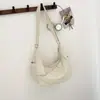 Bolsa de Tela Lavada Artística Estilo Japonés para Mujer, Nueva Moda Primavera 2026 Bolso Dumpling, Bolso Cruzado Casual Fresco Estilo Mori