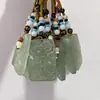 Marca Dragão Novo Cera de Abelha Boutique Ornamentos Esculpidos Wenwan Chaveiro Trançado Alça Pingente Colar Pingente Atacado