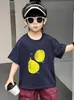 Camiseta de Verano de Manga Corta para Niños 2026 Nuevo Estilo Ropa para Niños Pequeños Bebé Estilo Coreano Top de Verano Delgado de Media Manga Camiseta de Moda