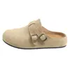 Zapatos Birkenstock retro estilo francés, mules de punta cerrada para mujer, nuevo modelo principios de otoño 2026, sandalias perezosas sin cordones