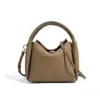 2026 Nuevo Estilo Bolso de Mano de Cuero de Vaca Versátil Simple de Gama Alta para Mujer Bolso de Hombro de Gran Capacidad Bolso Cruzado