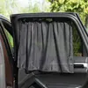 Cortina de Carro Chuva Azul Simples Proteção Solar e Isolamento Térmico Cortina de Sol com Ventosa Cortina de Sol para Privacidade do Carro Preta