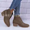 Juyuan Artículos en Stock Dropshipping, Modelos para Todo el Año, Modelos para Todas las Estaciones Primavera y Otoño 2026, Zapatos de Mujer de Talla Grande con Tacón Grueso de Comercio Exterior Europeo y Americano