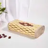 Almohada de Bambú de Verano para Protección del Cuello y Ayuda para Dormir, Almohada de Bambú Hueco Tejida a Mano, Individual, Transpirable, Ventilada, Firme