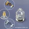 Botella de perfume de vidrio cilíndrica de 30 ml/50 ml y 100 ml con atomizador de bayoneta, vacía, disponible en stock.