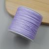 Una voluta de pulsera de pelo trenzado de mousse Un hilo de jade Pulsera tejida a mano DIY Colgante de collar Cordón para colgar Cuerda de mano Cuerda roja