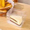 Caja Personalizada de Fábrica para Pastel Cortado tipo Satchel 6 pulgadas 8 pulgadas Pastel de Capas Mousse Cortado en Porciones Caja Transparente para Hornear Pastelería