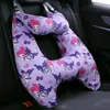Almohada para Coche para Prevenir Tensión en el Cuello, Reposacabezas de Coche de Dibujos Animados Lindo, Almohada de Soporte para el Cuello, Reposacabezas de Coche para Niños, Gadget para Dormir en el Asiento Trasero