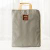 Bolsa de archivo para estudiantes, bolsa portátil con cremallera, bolsa de doble capa para guardar libros, exámenes y papeles.