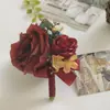 Yi Yaguo 2475 Estilo Chino y Occidental Estilo Bosque Invitado Banquete Novio y Novia Ramillete Flor de Muñeca Ramillete para Uso en Bodas