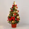 Decoração de Natal Transfronteiriça 40cm Pinheiro Decoração de Natal Mini Enfeites Presente Mesa Feriado Ano Novo Presente de Ano Novo