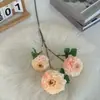 Nuevo Arreglo Floral de Boda Peonía y Carpa de 3 Dragones Decoración de Pasillo Flor Artificial Fiesta Paisajismo Floral