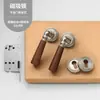 Cerradura de puerta de madera de nogal de lujo ligero estilo francés para uso en interiores en dormitorios, cocinas y baños, manija de puerta dividida universal para el hogar