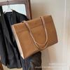 Bolso grande de axila con patrón de lichi de moda para mujer 2023 nuevo otoño popular bolso de hombro de gran capacidad popular bolso tote