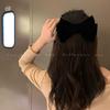 Grampo de cabelo de arco preto grande feminino tridimensional alto sentido volta cabeça mola grampo de cabelo grampo de cabelo acessórios para cabelo