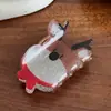 Nuevo Clip Navideño Copo de Nieve Árbol de Navidad Papá Noel Accesorios para el Cabello Brillo Fino Atmósfera Festiva Pinza para el Cabello de Niña