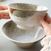 Louça de Cerâmica Mino Ware Importada do Japão Série Shizuki Feita à Mão Tigela de Arroz Prato Fundo Prato Grande Tigela de Sopa Japonesa