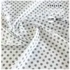 Algodão Puro Diagonal Pontos Arco-Íris Bolinhas Tecido de Algodão Jade Água Vestido Camisa Sarja de Algodão para Bebê 7mm