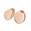 Pendientes de Plata con Hojas de Aguja Brillantes y Plisados Europeos y Americanos, Clavos Modernos y Versátiles, Pendientes de Estilo Minimalista Simple para Mujeres, Diseño de Nicho