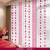 Decoração de Cortina Longa Listrada para Quarto de Casamento Guirlanda de Pingentes de Casamento Conjunto Dupla Felicidade para Quarto de Casa Nova Borboleta Sala de Estar
